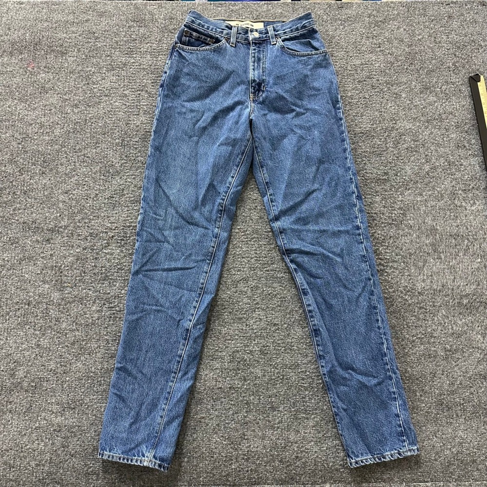 Gap Jeans Womens Size 6L Blue Classic High Waisted Straight Leg Cotton Denim